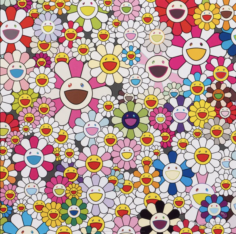 Flowers Blooming in This World and the Land of Nirvana No.2